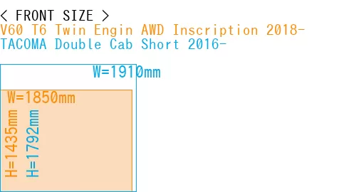#V60 T6 Twin Engin AWD Inscription 2018- + TACOMA Double Cab Short 2016-